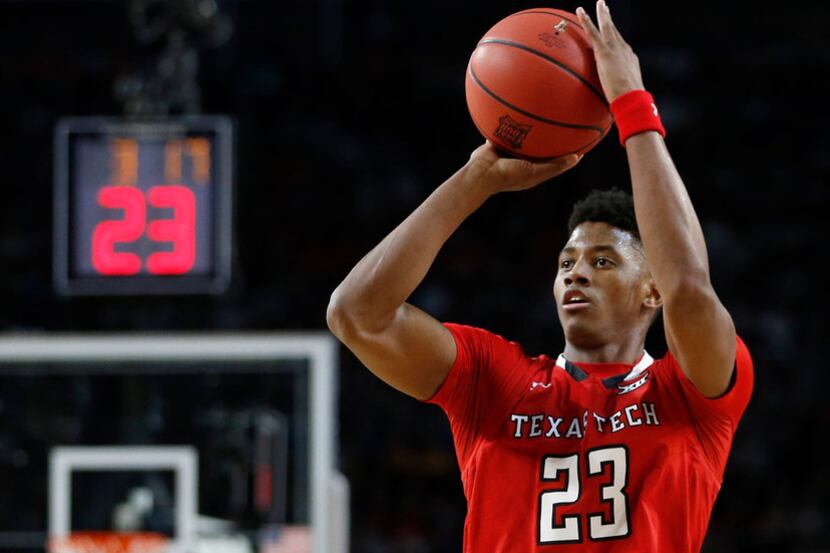 Texas Tech Red Raiders guard Jarrett Culver (23) attempts a shot in a game against the...