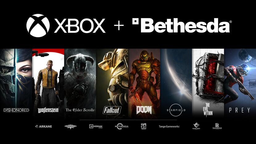 An image released by Microsoft alongside the announcement that they are acquiring ZeniMax...