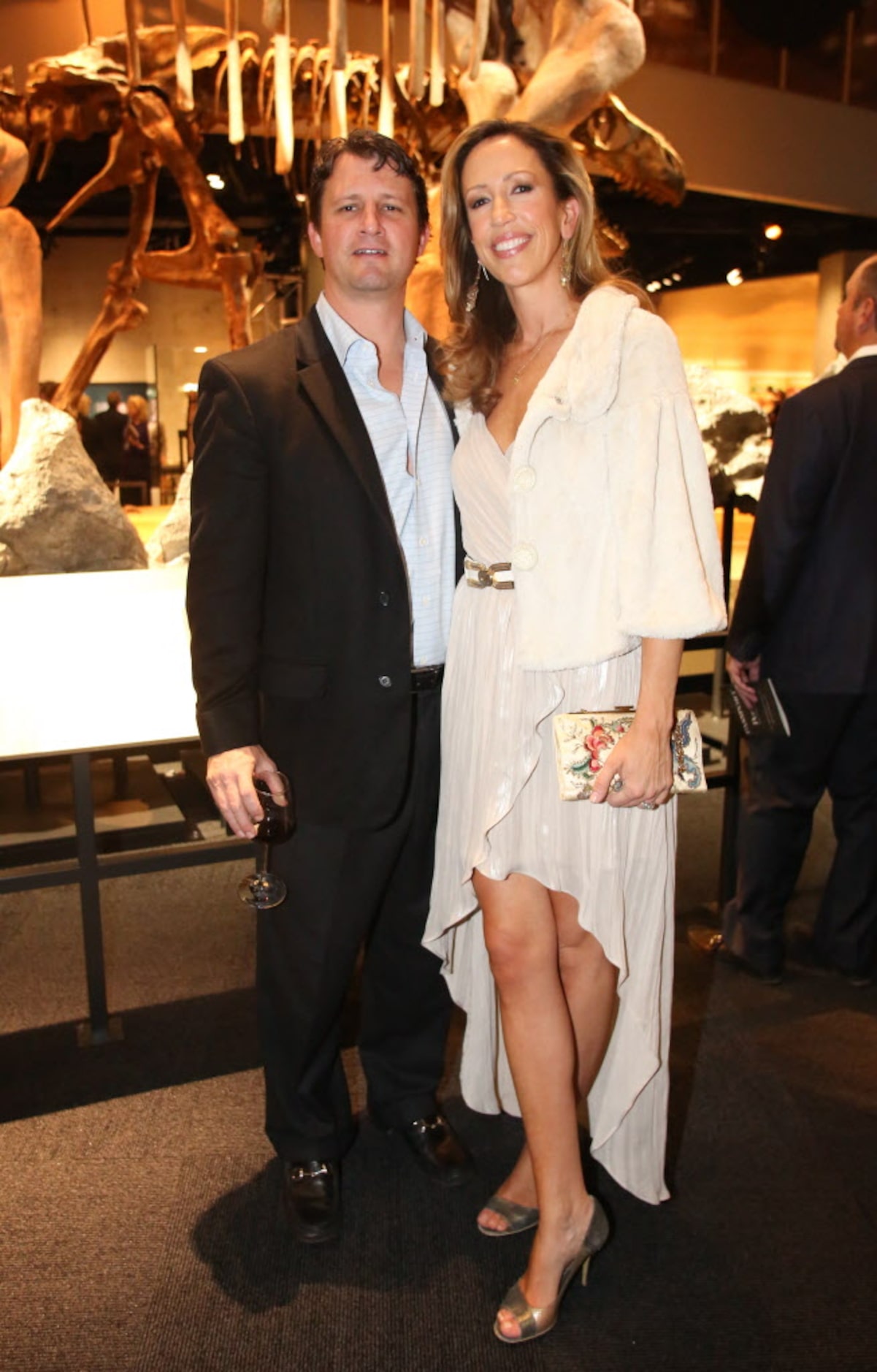 Todd and Paula Minnis at the "Night at the Museum 2012" event at the Perot Museum of Nature...