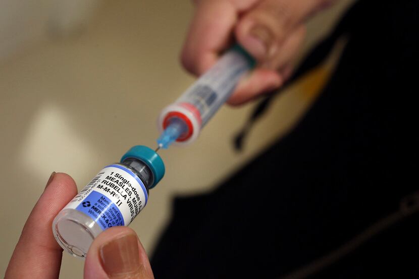 Texas is one of 18 states that allow parents to opt out of vaccinating their children...