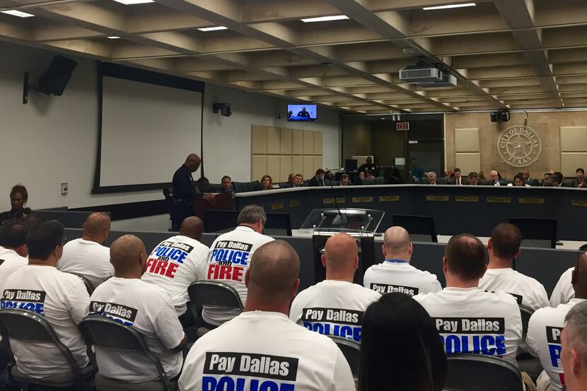 Dallas police Chief David Brown updated the Dallas City Council on the investigation of the...