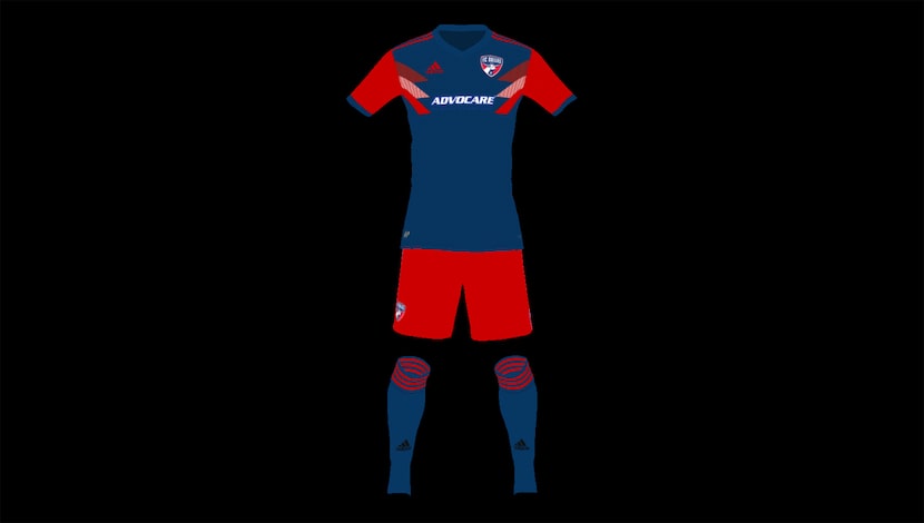 A 2019 FC Dallas secondary kit idea in the style of the current Colombian home kit by Arman...