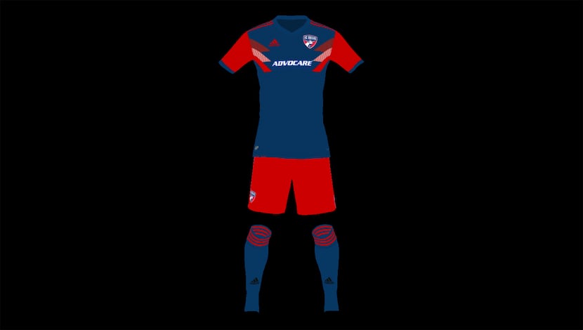 A 2019 FC Dallas secondary kit idea in the style of the current Colombian home kit by Arman...