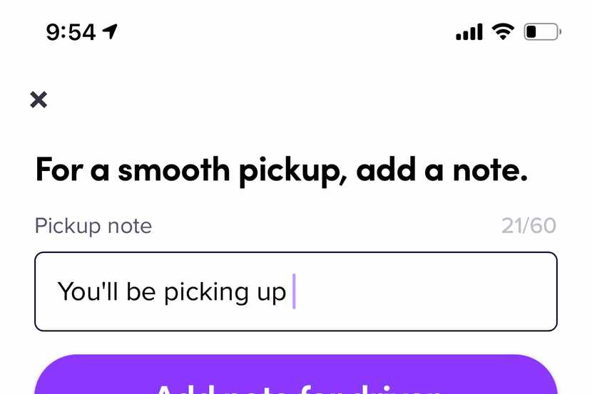 In the Lyft app, you can leave drivers a note that they are picking up a different person.