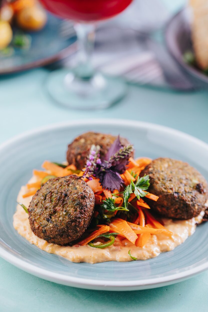 Black-Eyed Pea Fritters at Encina