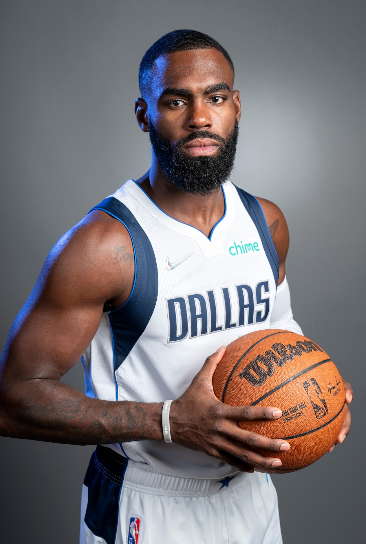 Dallas Mavericks guard Tim Hardaway Jr. (11) poses for a portrait during the Dallas...