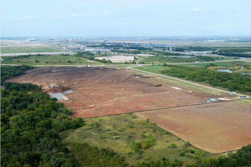 Developers have broken ground on the 40-acre project at the south end of DFW Airport.
