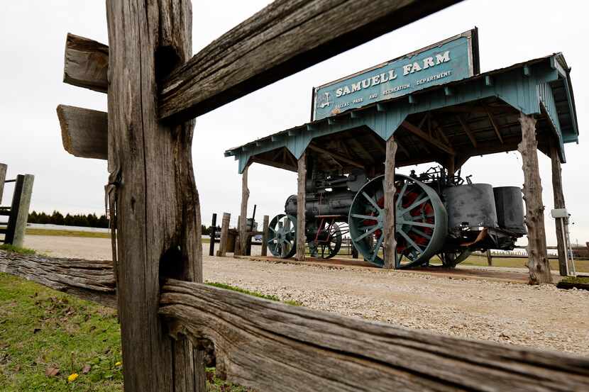 Samuell Farm in Mesquite has a walking trail and other areas for fresh air while maintaining...