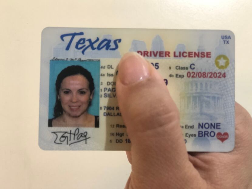 That star near the upper right-hand corner shows the driver's license qualifies under the...