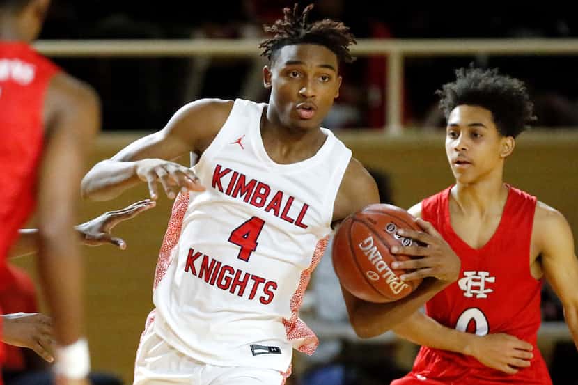 Kimball's Arterio Morris leads the Dallas area in assists, averaging 7.1 per game. (Stewart...