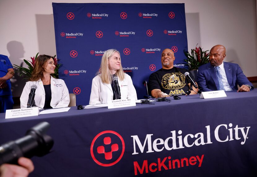 From left: Medical City McKinney chief nursing officer Cassidi Summers and trauma director...