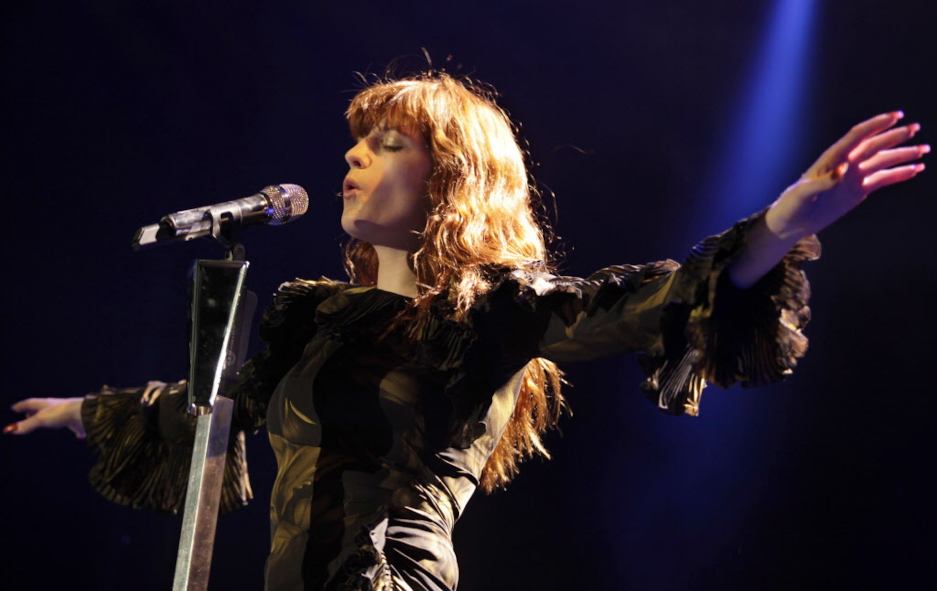 Florence + the Machine performs at Gexa Energy Pavilion in on Sept. 30.