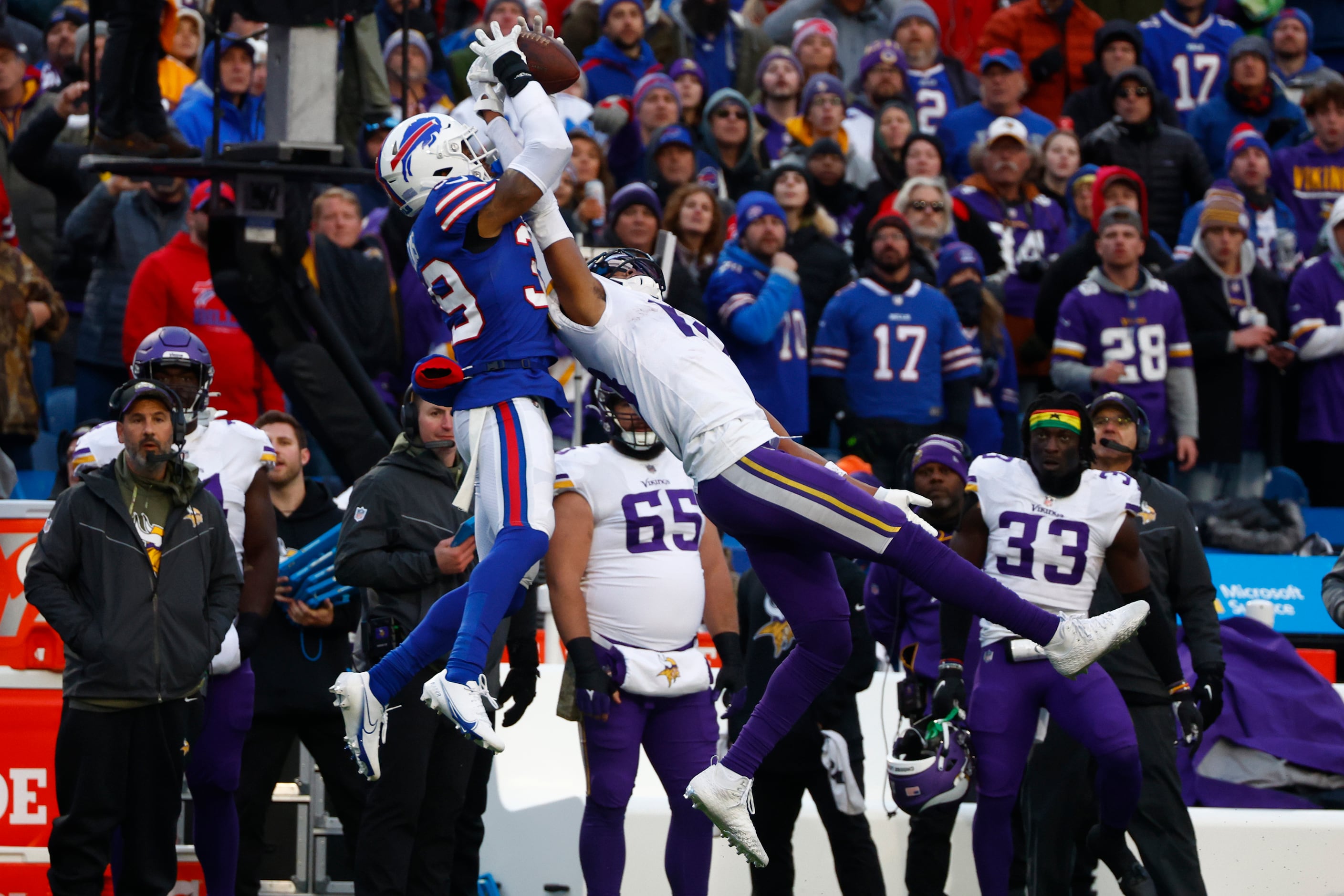 Buffalo Bills (30) Vs. Minnesota Vikings (33) Post Game GIF - Nfl