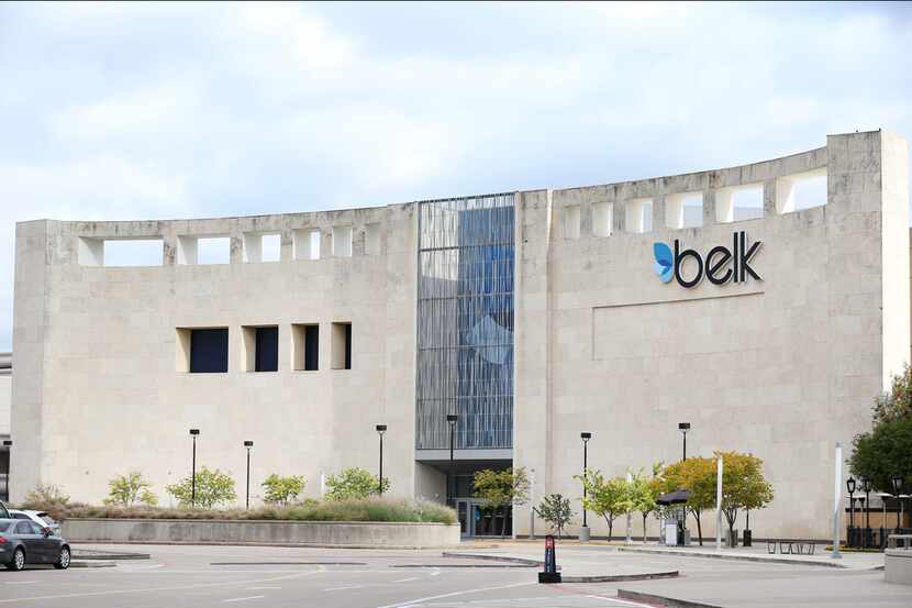 Exterior of the Belk store -- formerly Saks Fifth Avenue, formerly Marshall Fields --...