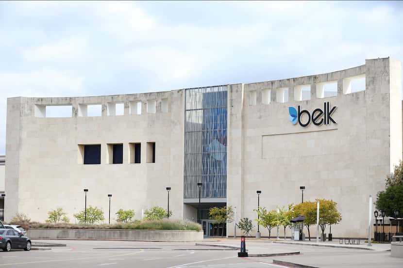 El exterior de la tienda Belk en el centro comercial Galleria Dallas.