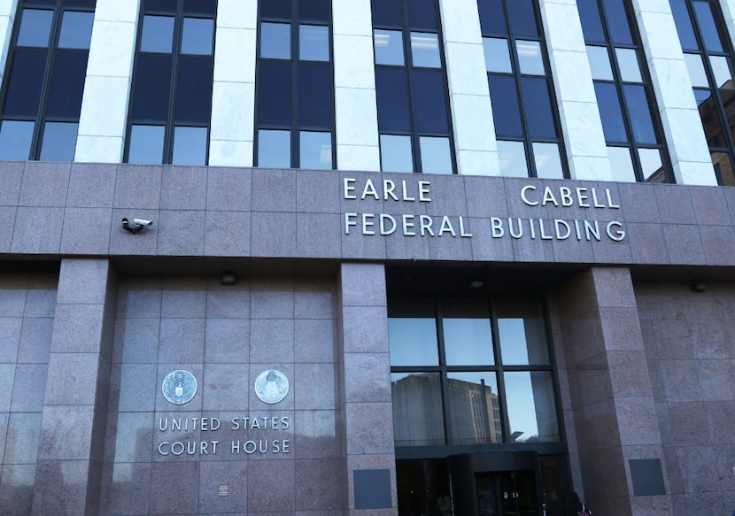 El edificio de la corte federal Earle Cabell en el centro de Dallas