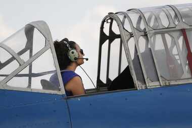 Reporter Elizabeth Djinis got the chance to fly in a World War II-era open-cockpit airplane...
