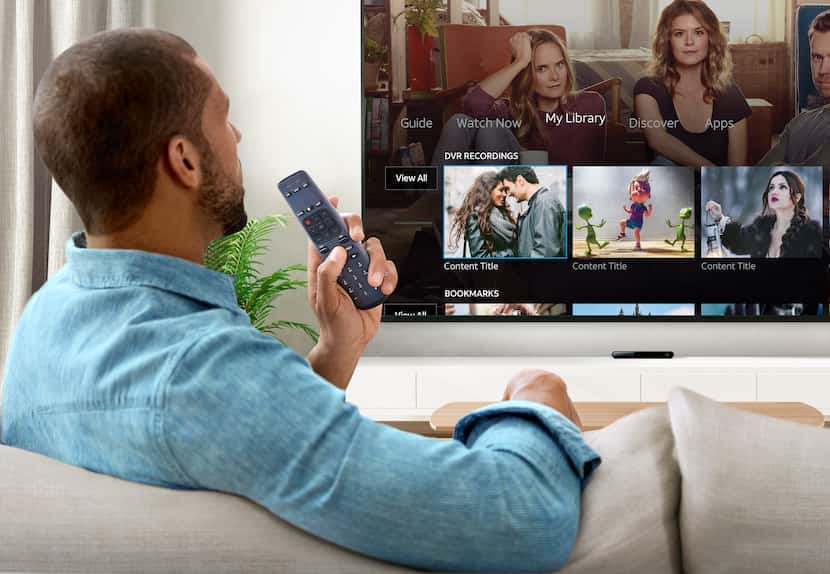 AT&T TV user with voice remote.