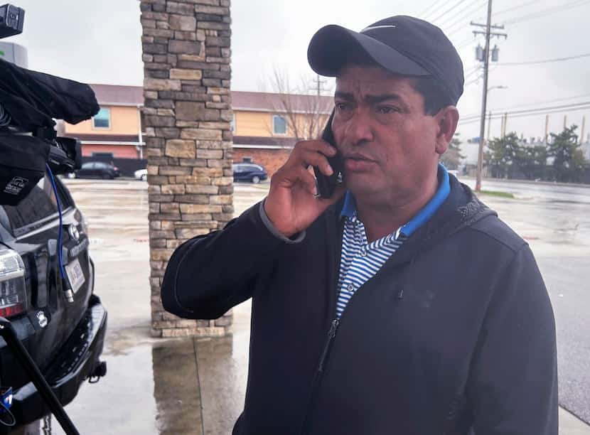 Carlos Suazo Sandoval speaks with a reporter on the phone, Wednesday, March 27, 2024 in...
