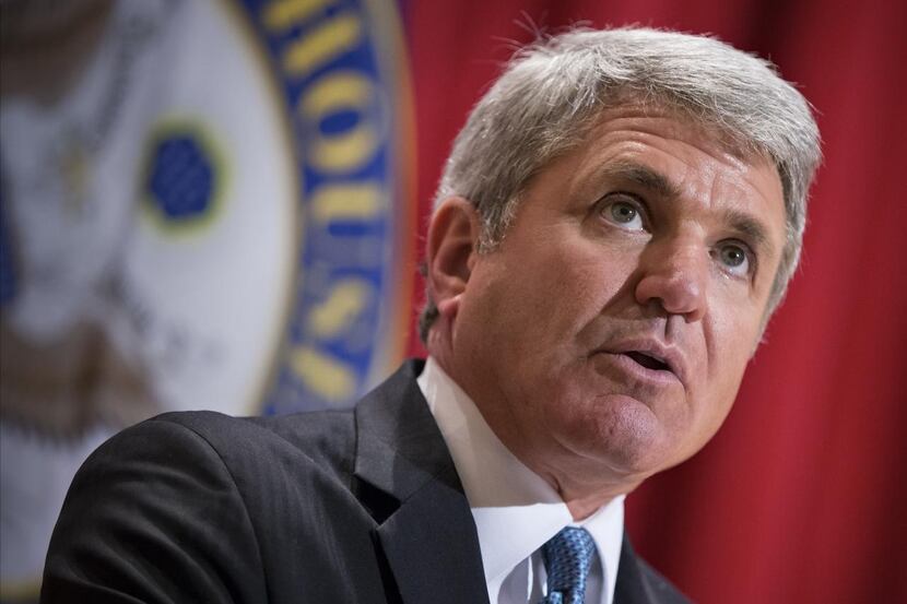 Rep. Michael McCaul, R-Austin, then chairman of the House Homeland Security Committee, in...