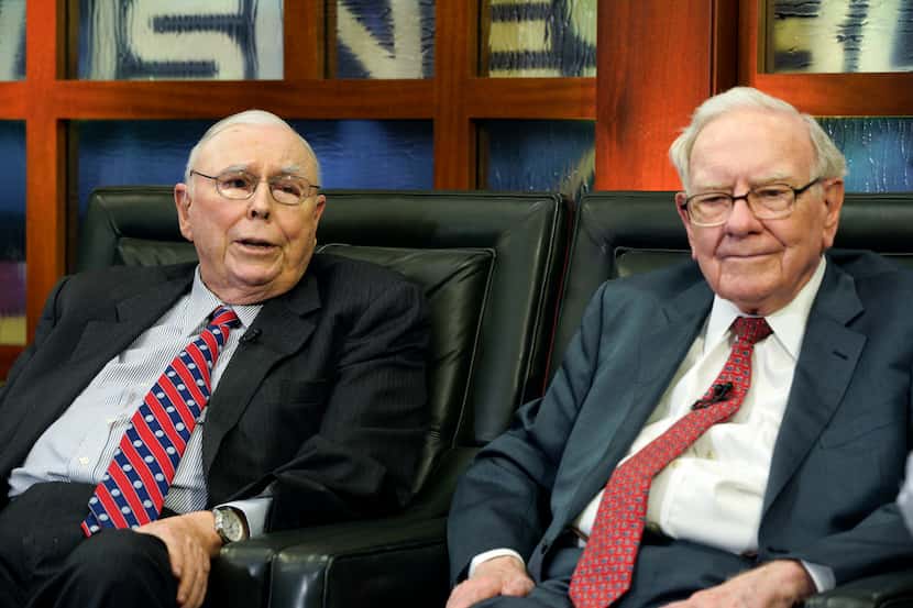 Berkshire Hathaway vice chairman Charlie Munger (left) was the longtime sidekick of chairman...
