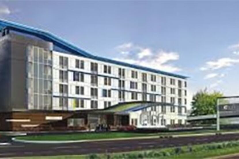  The Aloft Hotel on North Central Expressway will open in 2018. (Trademark)