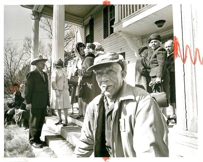 Will Smith, 87, at a Millermore open house in 1966.