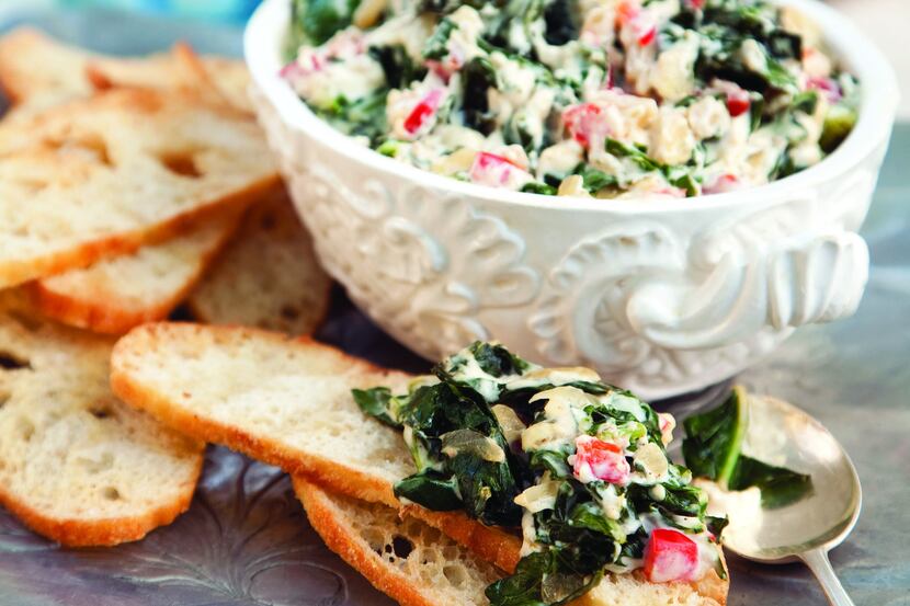 Creamy Collard Greens Spread, from Southern Appetizers by Denise Gee, photographs by Robert...