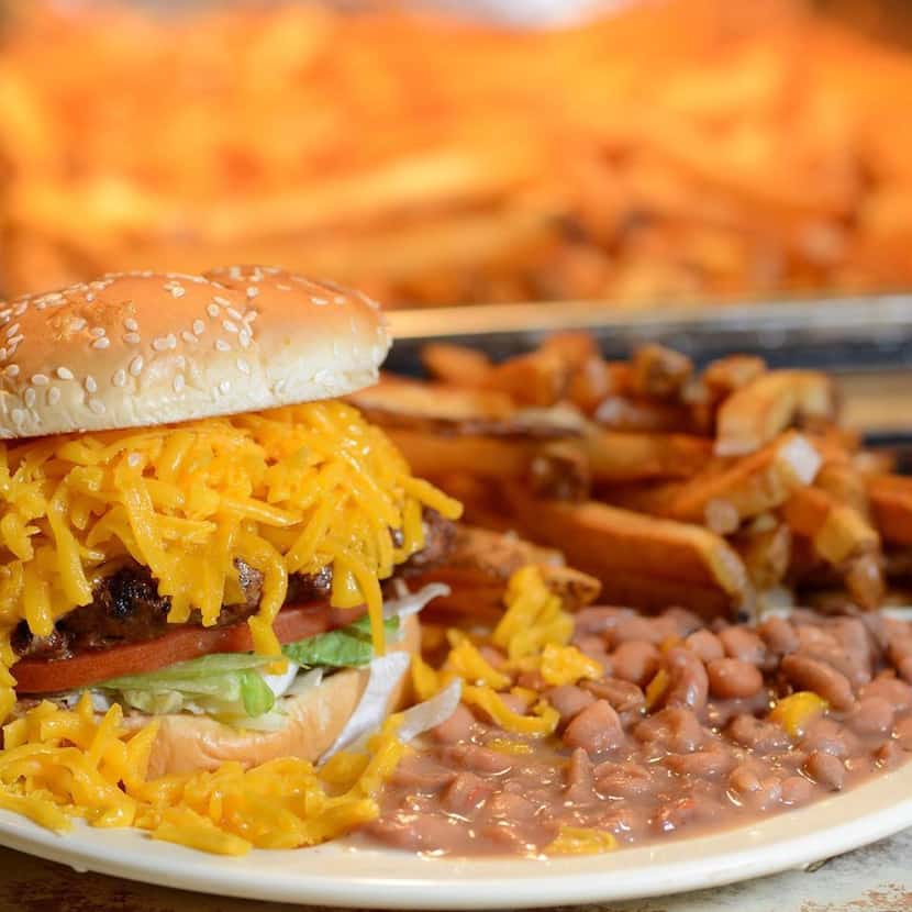 Denton Independent Hamburger Co. is known for its char-grilled burgers, pinto beans and...