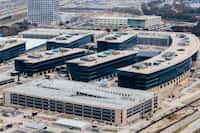 Toyota's new headquarters near the Dallas North Tollway and Legacy Drive in West Plano will...