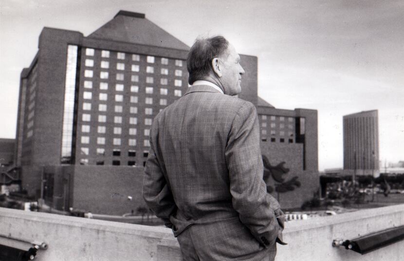 The late Dallas developer Trammell Crow built the Anatole Hotel as part of his local real...