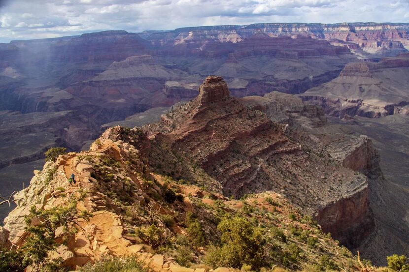 The South  Kaibab Trail in Arizona, within the Grand Canyon National Park, offers impressive...