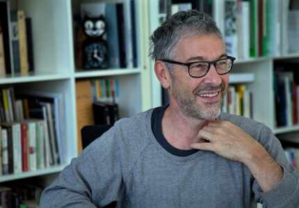 Artist Pierre Huyghe, the 2017 Nasher Prize Laureate. Photographed in his studio in...