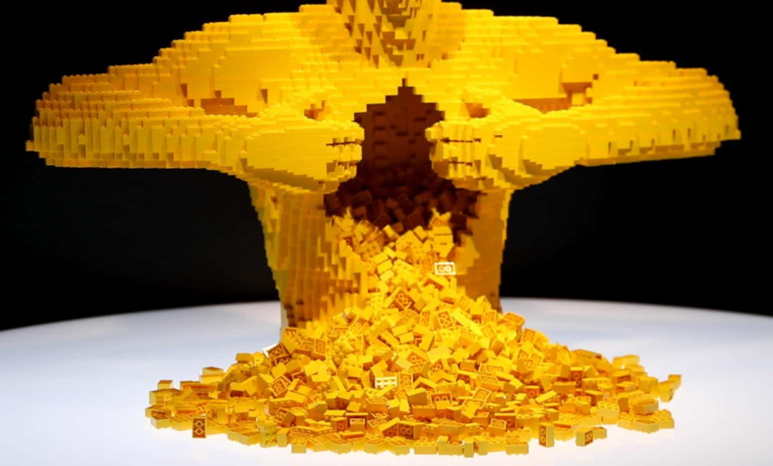 Yellow, from The Art of the Brick! LEGO art exhibit by Nathan Sawaya on display Thursday at...
