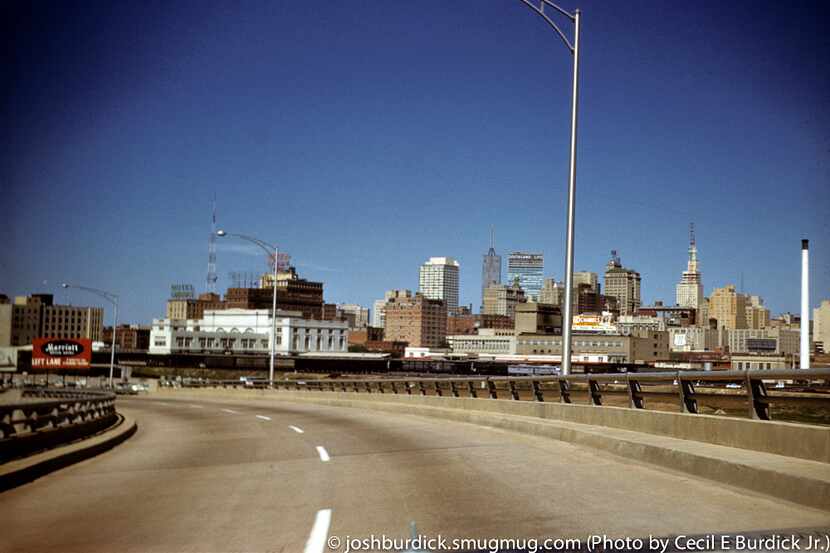  Coming into downtown Dallas off Stemmons in 1961