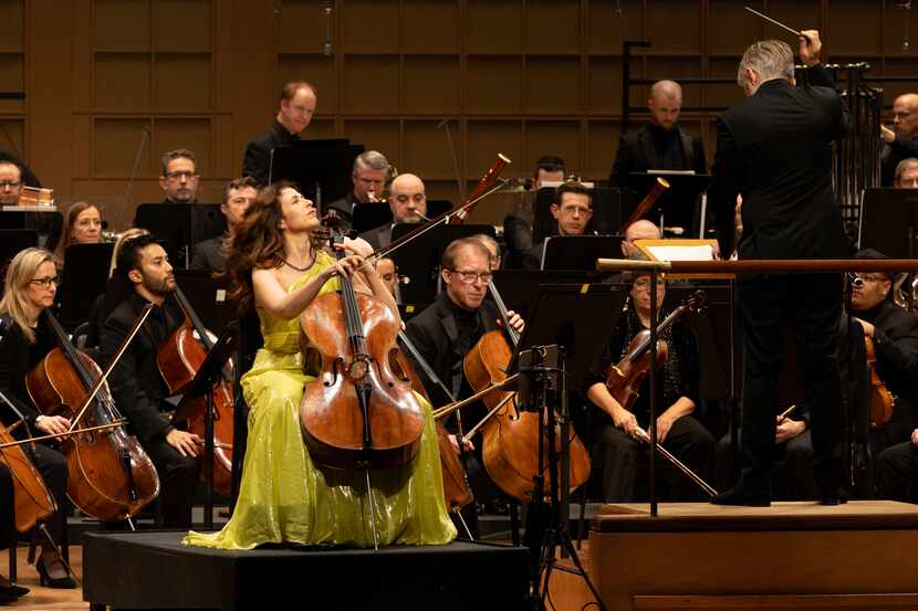 Cellist Inbal Segev performs with the Dallas Symphony Orchestra and guest conductor Kirill...
