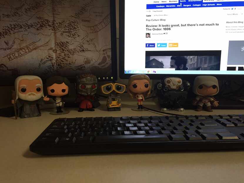 My desk needs more toys.