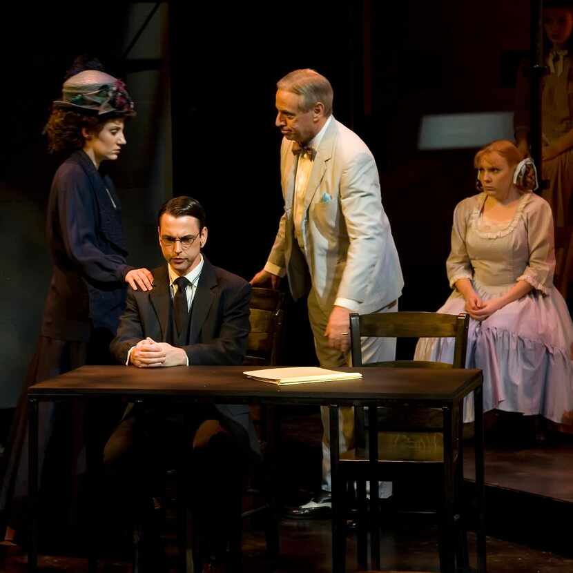 (from l-r) Jennifer Kuenzer, Donald Fowler, Mark Oristano and Megan Kelly Bates in 'Parade'...