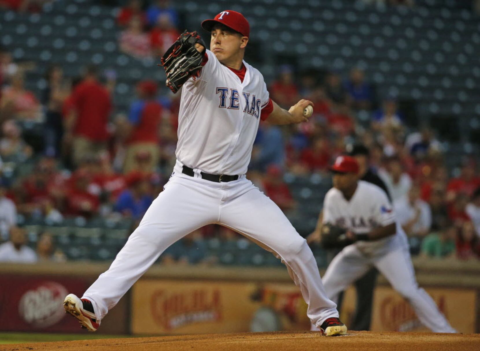 Watch: Derek Holland Strikes Out Side in 2023 Pro Baseball Debut