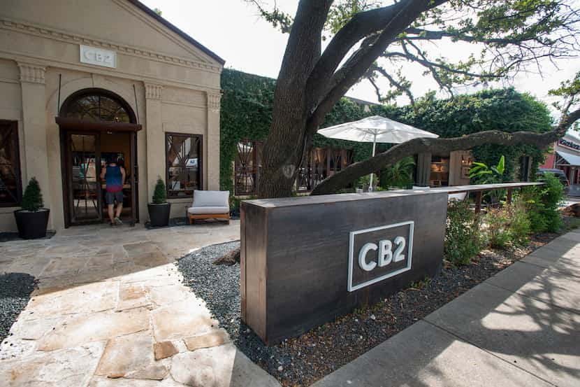 Exterior of CB2 at 4510 McKinney Ave. 