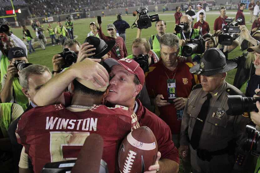 2. Florida State (8-0): Coach Jimbo Fisher downplayed a sprained ankle suffered by Jameis...