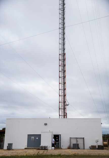KNON's station was able to temporarily relocate to the antenna site in Cedar Hill.