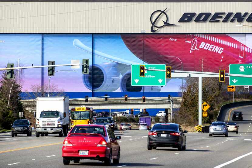 Boeing's Everett factory, known as the largest manufacturing building in the world, now has...