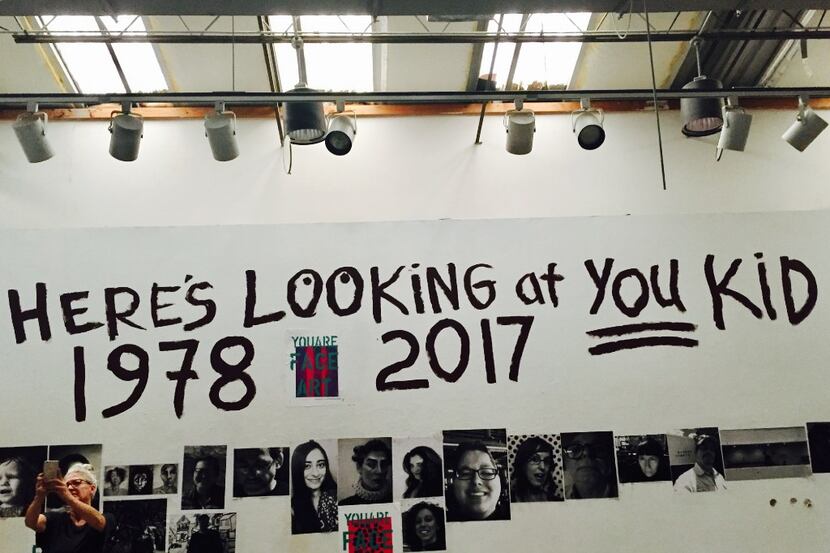 "Here's Looking at You Kid," was the final exhibition at UTD's Art Barn. 