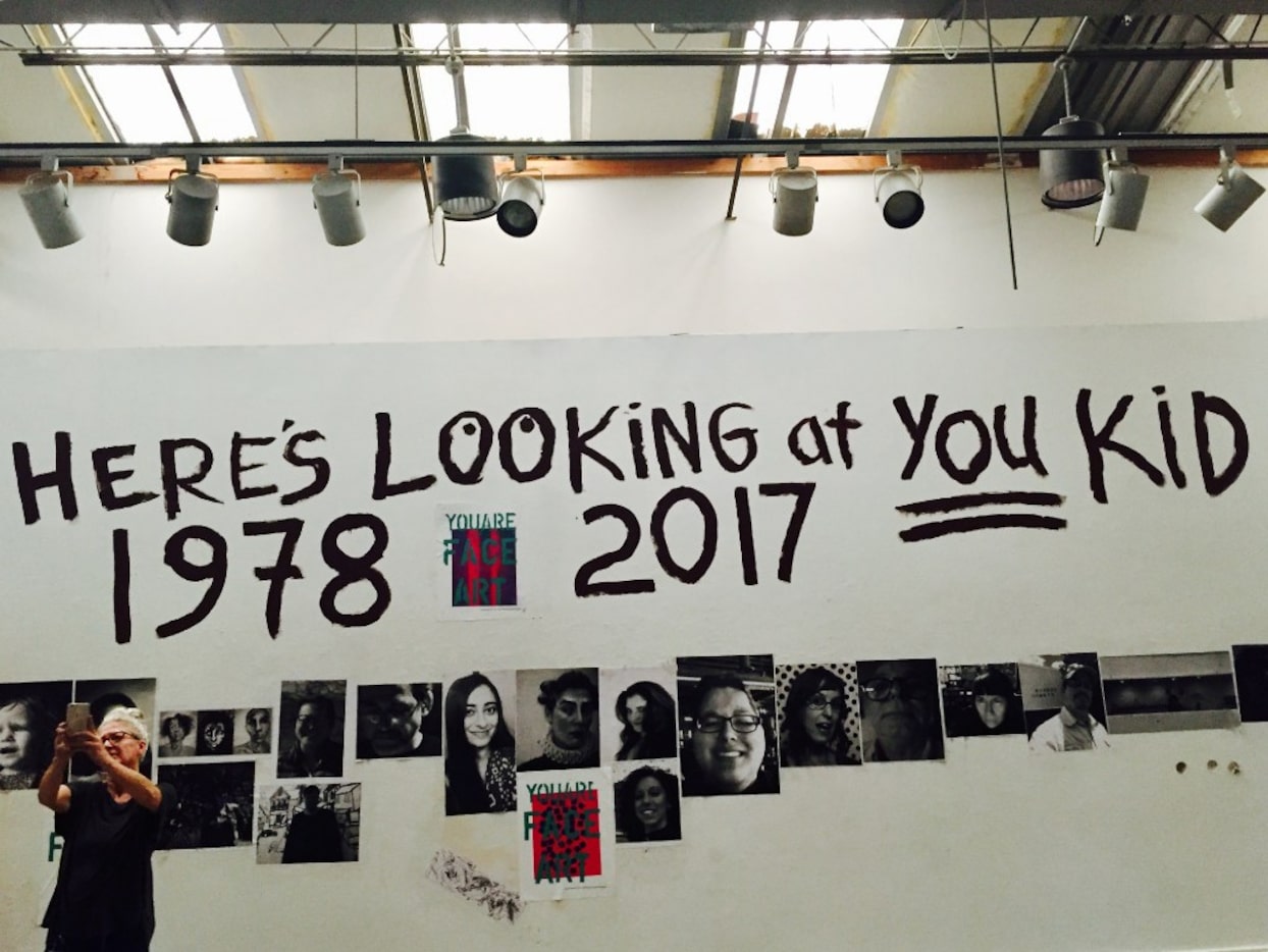 "Here's Looking at You Kid," was the final exhibition at UTD's Art Barn. 