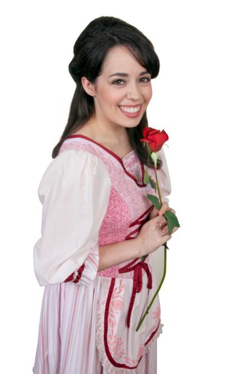 
Kate Dressler as Belle in “Beauty & the Beast” at Theatre Britain 
