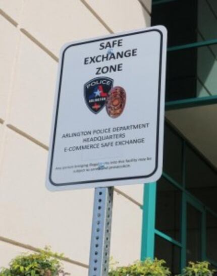  Arlington police have established a safe zone for people to buyers and sellers who meet...