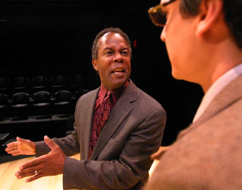 Clarence Gilyard (left) and Christopher Carlos appeared in the play "Permanent Collection"...
