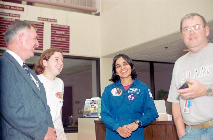 Kalpana Chawla visited UTA's Fort Worth Riverbend Campus to give a presentation on her first...