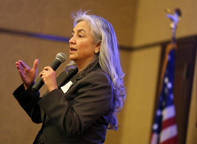  Lena Levario, attorney and former state district judge. (Tom Fox/Staff Photographer)